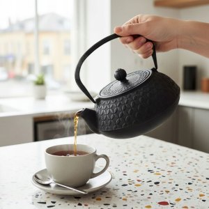 Czajnik żeliwny z zaparzaczem SABI, 1000 ml 7