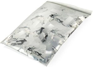 Konfetti metaliczne 1kg srebrne one size 2