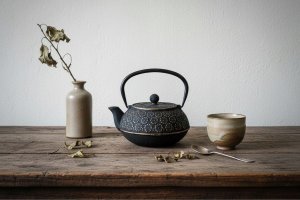 Czajnik żeliwny z zaparzaczem KUMO, 1000 ml 8