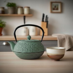 Czajnik żeliwny z zaparzaczem KUMO, 1000 ml 6