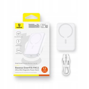 Powerbank Baseus EnerFill FM11 Ultra-Mini 10000mAh Biały 8