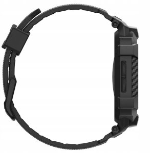 Etui z paskiem Spigen Rugged Armor Pro V2 do Apple Watch 10 / 11 42mm Matte Black 4