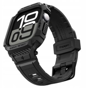 Etui z paskiem Spigen Rugged Armor Pro V2 do Apple Watch 10 / 11 42mm Matte Black 7