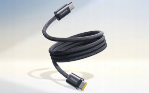 Kabel USB Baseus USB-C - USB-C 1 m Czarny (BSU9073) 3