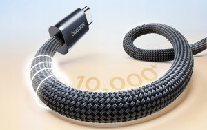 Kabel USB Baseus USB-C - USB-C 1 m Czarny (BSU9073) 4