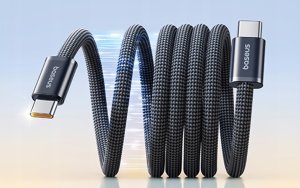 Kabel USB Baseus USB-C - USB-C 1 m Czarny (BSU9073) 7