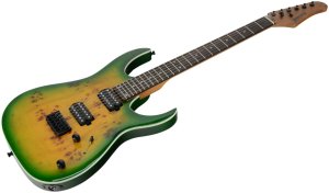 Gitara elektryczna - kompletny zestaw -Golden Guitar PSG-3 Zielony one size 14