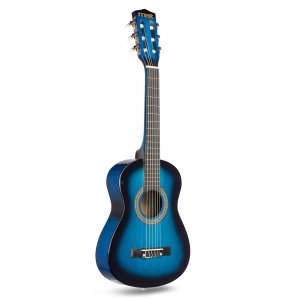Max Gitara klasyczna 1/4 dla dziecka niebieska SoloArt Max+ akcesoria one size 2
