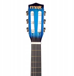 Max Gitara klasyczna 1/4 dla dziecka niebieska SoloArt Max+ akcesoria one size 10