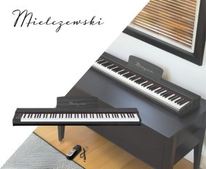 Pianino cyfrowe dynamiczne TIENTO czarne Mielczewski one size 3