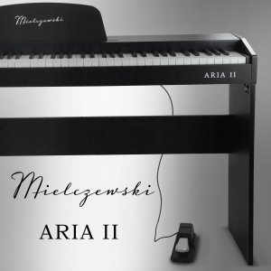 Pianino cyfrowe 88 klawiszy ze statywem Aria II Mielczewski one size 2