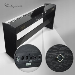 Pianino cyfrowe 88 klawiszy ze statywem Aria II Mielczewski one size 3