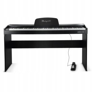 Pianino cyfrowe 88 klawiszy ze statywem Aria II Mielczewski one size 7