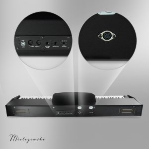 Pianino cyfrowe 88 klawiszy Aria I Mielczewski one size 5
