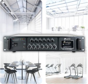 Wzmacniacz audio 6-strefowy 500W/100V PA-5500 Audioport one size 9