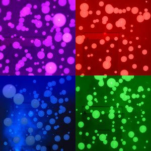 Wytwornica dymu i baniek z diodami RGBW Cyclone400 one size 12