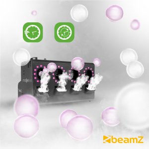 Wytwornica dymu i baniek z diodami RGBW Cyclone400 one size 7