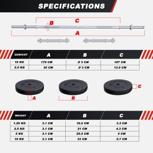 Ławka szeroka pod sztangę 3w1 zestaw bitumiczny 70 kg, sztanga i hantle 3
