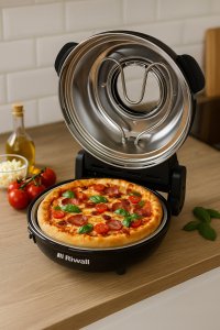 PIEC DO PIZZY MINI PIEKARNIK RIWALL RP-01 kamień 420C 1200W 2 x ŁOPATKA 13