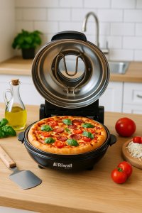 PIEC DO PIZZY MINI PIEKARNIK RIWALL RP-01 kamień 420C 1200W 2 x ŁOPATKA 14