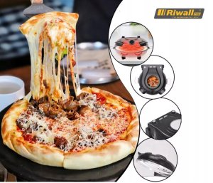 PIEC DO PIZZY MINI PIEKARNIK RIWALL RP-01 kamień 420C 1200W 2 x ŁOPATKA 10