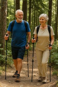 KIJKI DO NORDIC WALKING DO CHODZENIA REGULOWANE TREKKINGOWE RIWALL RSP-01 12