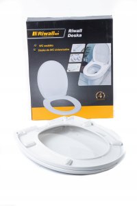 DESKA WC SEDESOWA WOLNOOPADAJĄCA WYPINANA KLOZETOWA UNIWERSALNA RDW-01 9