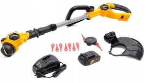 Riwall Podkaszarka akumulatorowa Riwall RALT 2320 Set 20V bateria 2Ah ladowarka 11