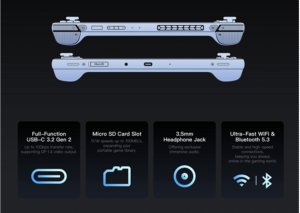 Przenośna konsola Ayaneo S2 Pro Snapdragon G3 Gen.3 16GB/512GB White 4