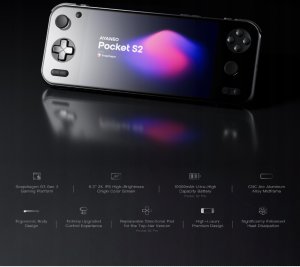 Przenośna konsola Ayaneo S2 Pro Snapdragon G3 Gen.3 16GB/512GB White 9