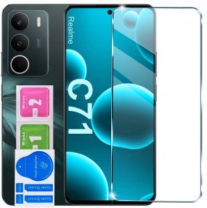 Etui do Realme C71 WZMACNIANE CLEAR CASE 2MM + Szkło 9H 7