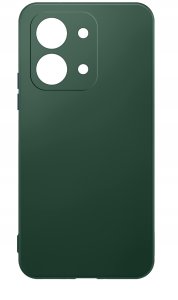 krainaGSM Etui Zielony Matowy Silikon Slim do Xiaomi Redmi 15C 5G + SZKŁO 9H 8