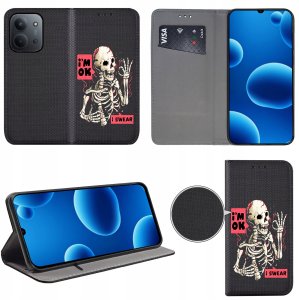krainaGSM Etui do Xiaomi Redmi 15C 5G MAGNET WZORY CASE + SZKŁO 9H 2