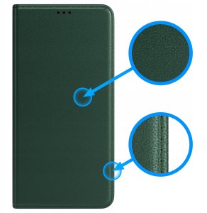 krainaGSM Etui Skórzane Zamykane MAGNETYCZNE CASE do Xiaomi Redmi 15C 5G SZKŁO 4