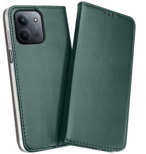 krainaGSM Etui Skórzane Zamykane MAGNETYCZNE CASE do Xiaomi Redmi 15C 5G SZKŁO 7