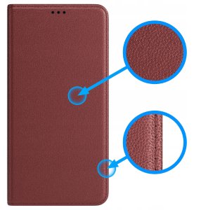 krainaGSM Etui Skórzane Zamykane MAGNETYCZNE CASE do Xiaomi Redmi 15C 5G SZKŁO 4