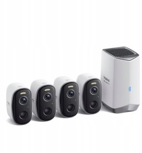 Baseus Security N1 Plus Outdoor Kamera 2K 4-Cam Kit 2