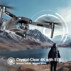 Zestaw HHD Dron z kamerą 4K transmisja 5G FPV 32GB Smart Return Home CZARNY 2