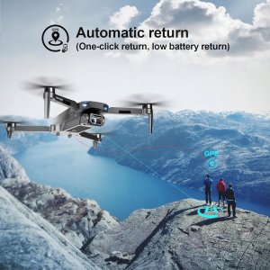 Zestaw HHD Dron z kamerą 4K transmisja 5G FPV 32GB Smart Return Home CZARNY 7