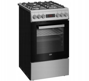 Kuchenka Beko BEKO Cooker | FSM52321DXDT | Hob type Gas | Oven type Electric | Stainless Steel | Szerokość 50 cm | Grilling | Głębokość 60 cm | 60 L 5