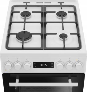 BEKO Cooker | FSM51339DWDS | Hob type Gas | Oven type Electric | Baltas | Plotis 50 cm | Grilling | LED | Gylis 60 cm | 60 L 3