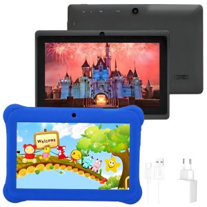 TABLET DLA DZIECI EDUKACYJNY 7" 16GB WiFi ANDROID ETUI ZESTAW DO NAUKI GIER 10