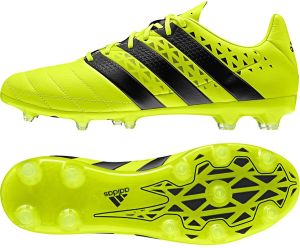 Adidas Buty piłkarskie ACE 16.2 FG Leather zielono-czarne r. 42 2/3 (S31916) 1