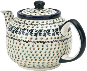 Bolesławiec Czajnik ceramiczny 1 L Dekor 1165A 4
