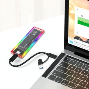 OBUDOWA DYSKU SSD M2 NVMe/NGFF BS-2808 3