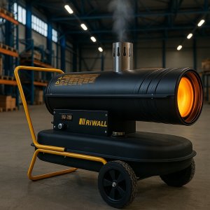 Nagrzewnica Olejowa Bezzapachowa z Termostatem LCD Komin Bardzo Mocna 20 KW 2