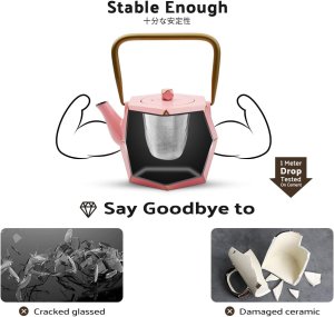 Czajnik żeliwny Toptier - Miętowy 2