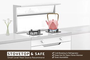 Czajnik żeliwny Toptier - Miętowy 3