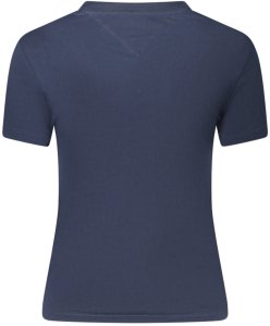 TOMMY HILFIGER DAMSKI T-SHIRT Z KRÓTKIM RĘKAWEM NIEBIESKI M 2