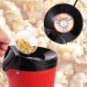 MASZYNKA MASZYNA URZĄDZENIE DO ROBIENIA POPCORNU BEZ TŁUSZCZU DOMOWA 1200W 4